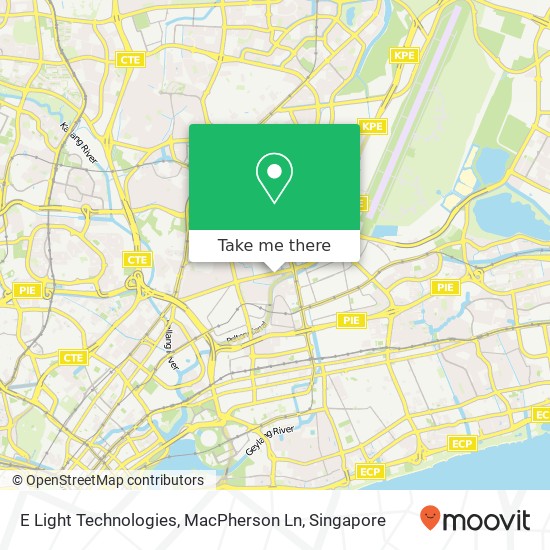 E Light Technologies, MacPherson Ln map