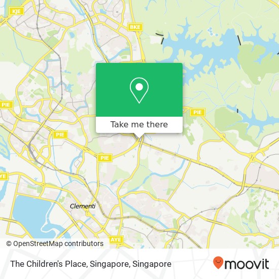 The Children's Place, Singapore map