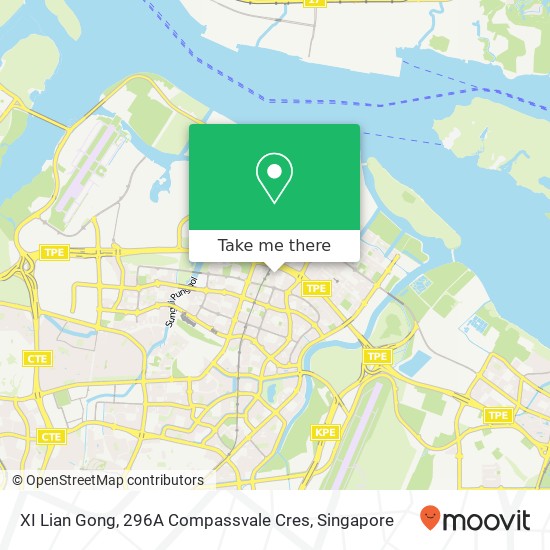 XI Lian Gong, 296A Compassvale Cres地图