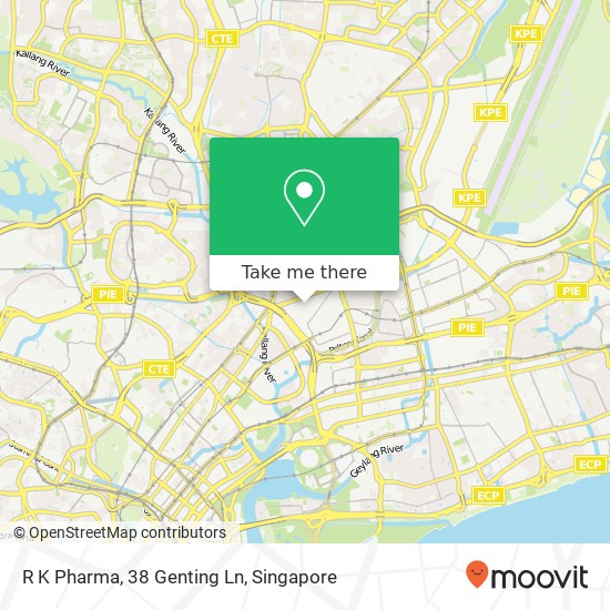 R K Pharma, 38 Genting Ln地图