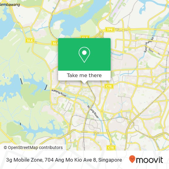 3g Mobile Zone, 704 Ang Mo Kio Ave 8 map
