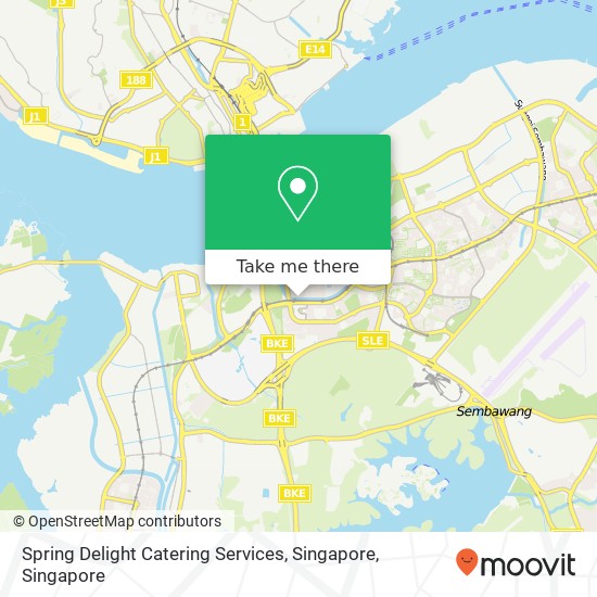 Spring Delight Catering Services, Singapore地图