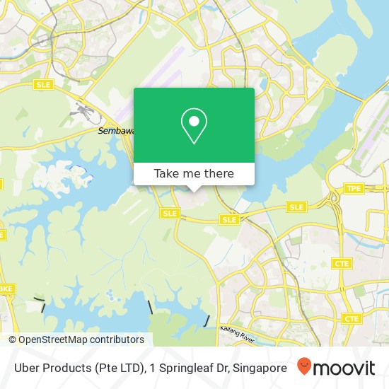 Uber Products (Pte LTD), 1 Springleaf Dr地图