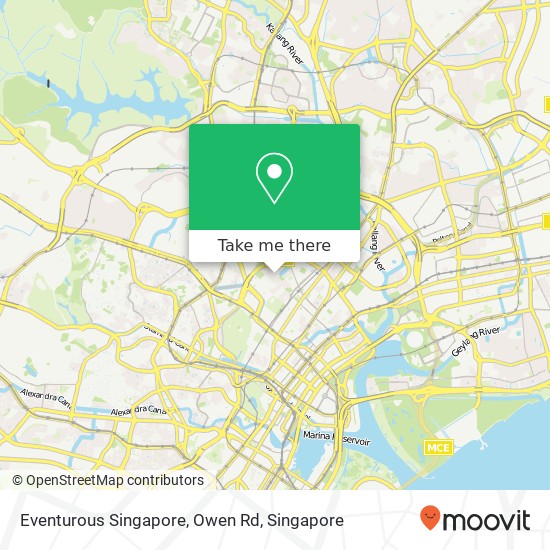 Eventurous Singapore, Owen Rd map