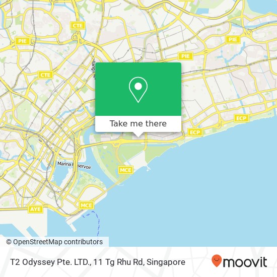 T2 Odyssey Pte. LTD., 11 Tg Rhu Rd map