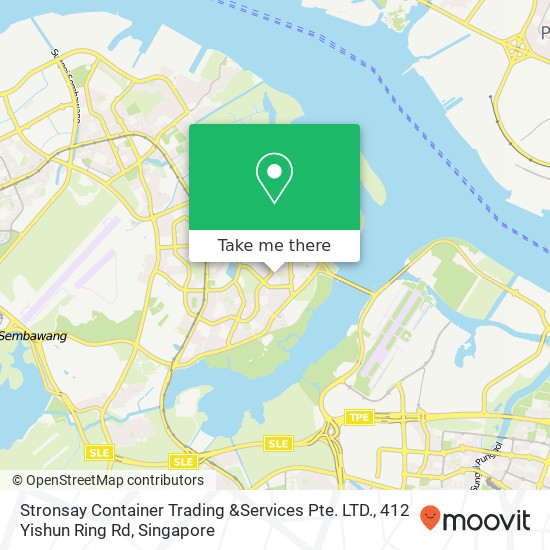 Stronsay Container Trading &Services Pte. LTD., 412 Yishun Ring Rd map