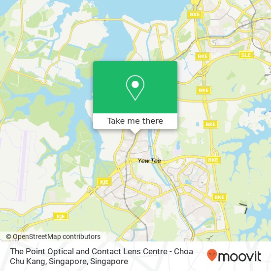 The Point Optical and Contact Lens Centre - Choa Chu Kang, Singapore map