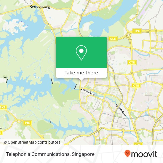 Telephonia Communications map