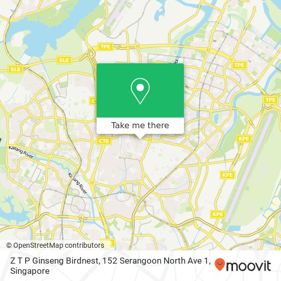 Z T P Ginseng Birdnest, 152 Serangoon North Ave 1 map