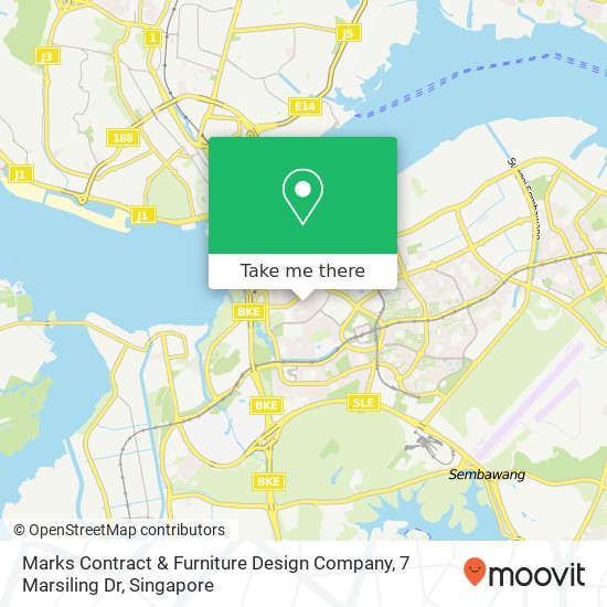 Marks Contract & Furniture Design Company, 7 Marsiling Dr地图