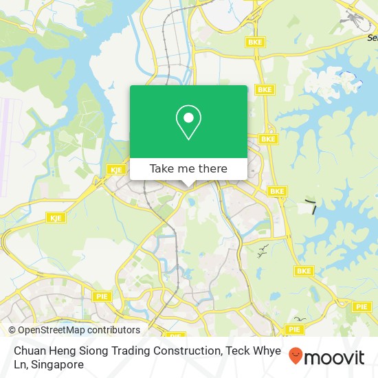 Chuan Heng Siong Trading Construction, Teck Whye Ln地图