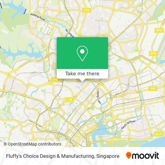 Fluffy's Choice Design & Manufacturing map