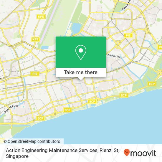 Action Engineering Maintenance Services, Rienzi St map