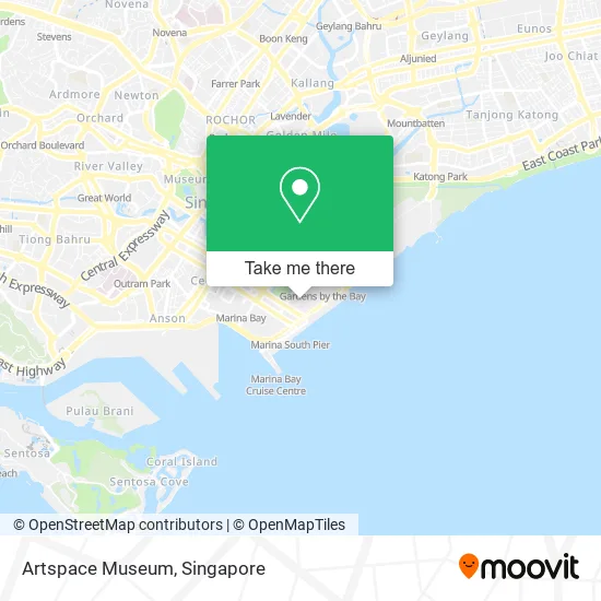 Artspace Museum map