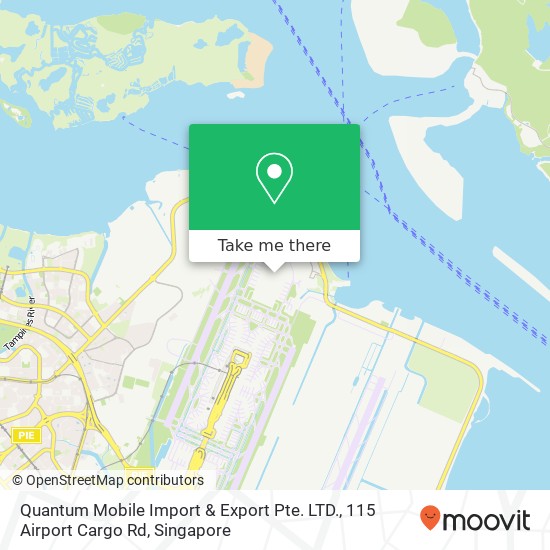 Quantum Mobile Import & Export Pte. LTD., 115 Airport Cargo Rd map