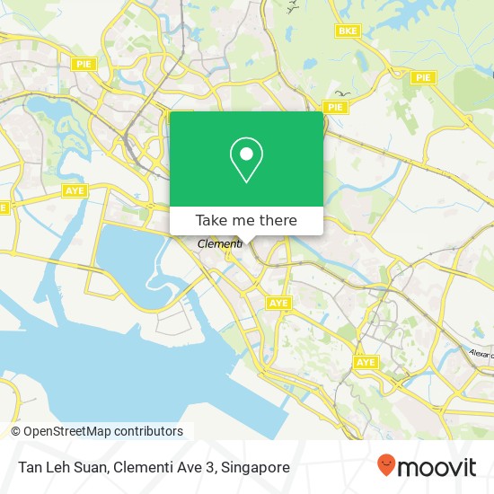 Tan Leh Suan, Clementi Ave 3地图