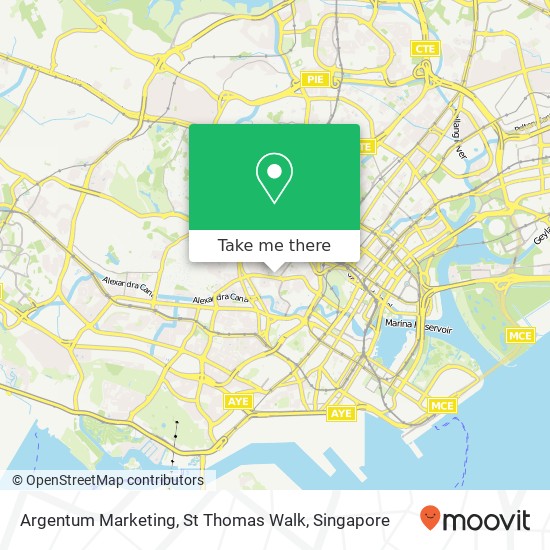 Argentum Marketing, St Thomas Walk map