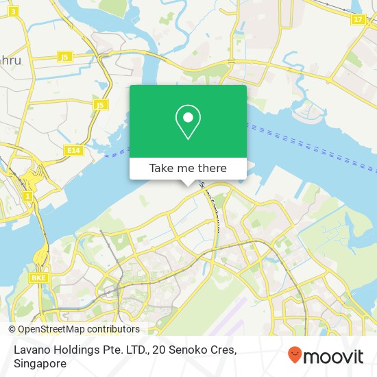 Lavano Holdings Pte. LTD., 20 Senoko Cres map