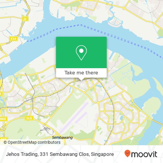 Jehos Trading, 331 Sembawang Clos map