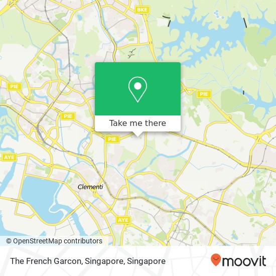 The French Garcon, Singapore map