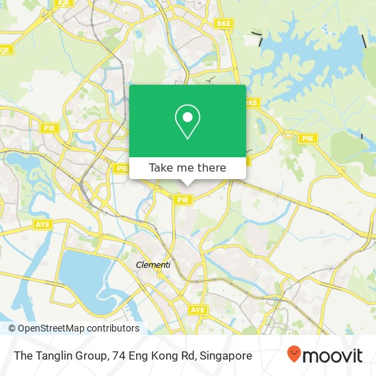 The Tanglin Group, 74 Eng Kong Rd地图