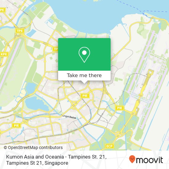 Kumon Asia and Oceania - Tampines St. 21, Tampines St 21 map