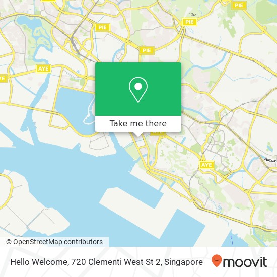Hello Welcome, 720 Clementi West St 2 map