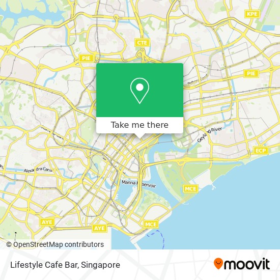 Lifestyle Cafe Bar map