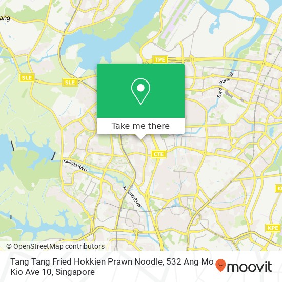 Tang Tang Fried Hokkien Prawn Noodle, 532 Ang Mo Kio Ave 10地图