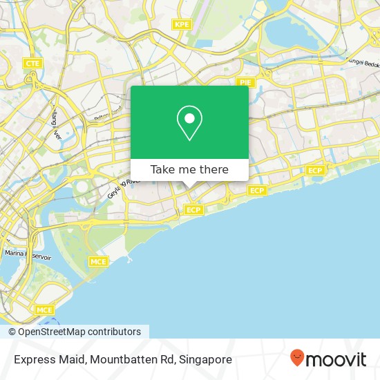 Express Maid, Mountbatten Rd map