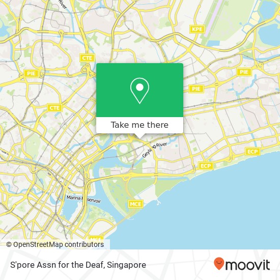 S'pore Assn for the Deaf map