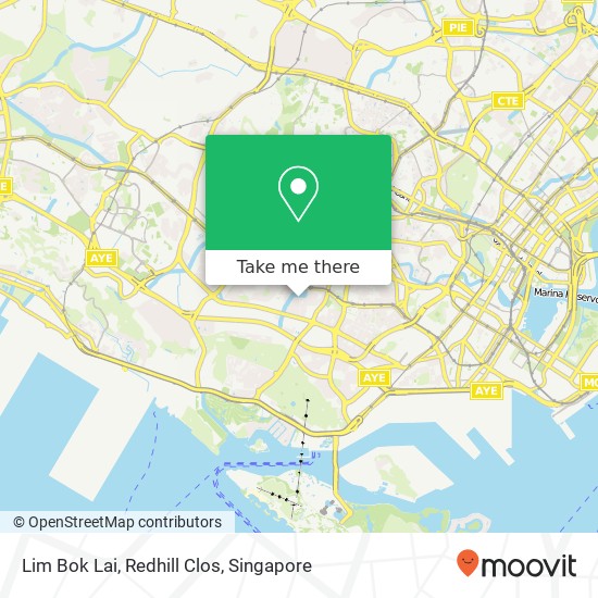 Lim Bok Lai, Redhill Clos map
