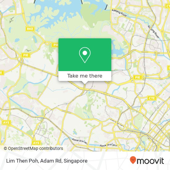 Lim Then Poh, Adam Rd地图