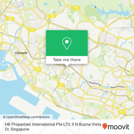 HB Properties International Pte LTD, 9 N Buona Vista Dr map