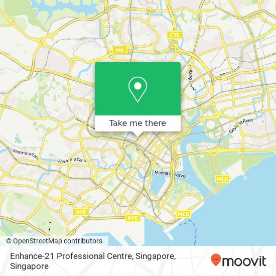 Enhance-21 Professional Centre, Singapore地图