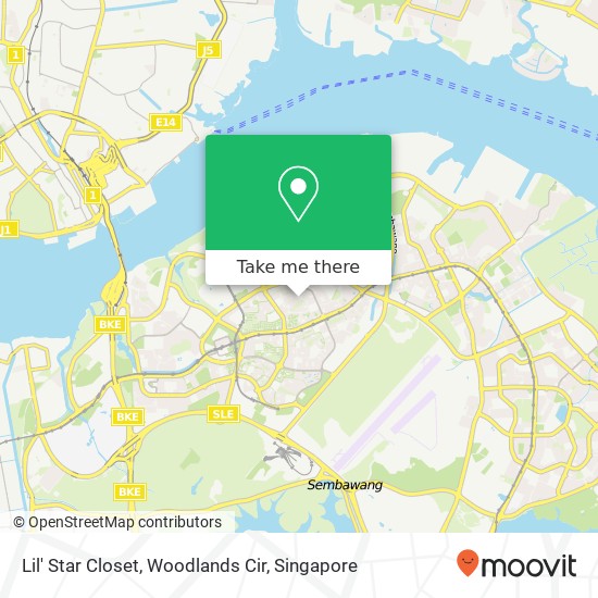 Lil' Star Closet, Woodlands Cir地图