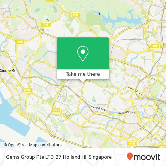 Gems Group Pte LTD, 27 Holland Hl map