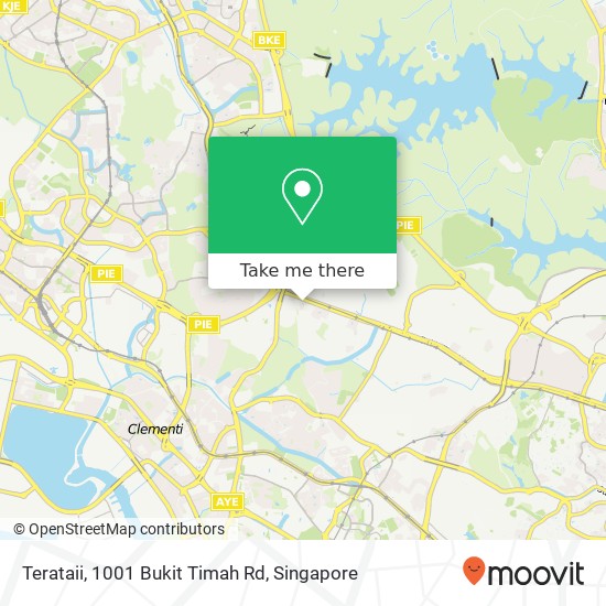 Terataii, 1001 Bukit Timah Rd map