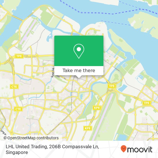 LHL United Trading, 206B Compassvale Ln地图