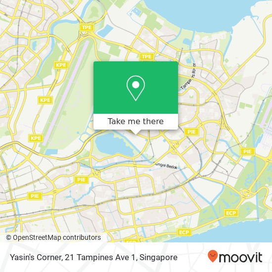 Yasin's Corner, 21 Tampines Ave 1地图