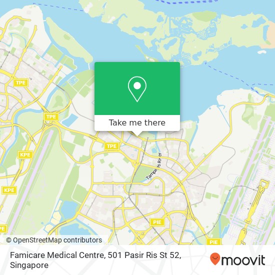 Famicare Medical Centre, 501 Pasir Ris St 52 map