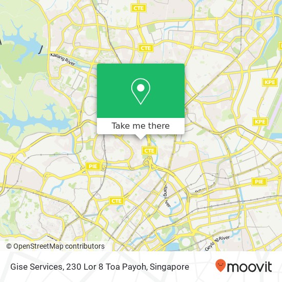 Gise Services, 230 Lor 8 Toa Payoh map