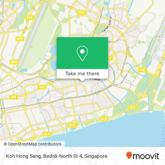 Koh Hong Seng, Bedok North St 4地图