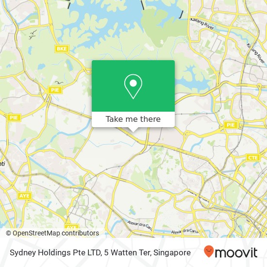 Sydney Holdings Pte LTD, 5 Watten Ter地图