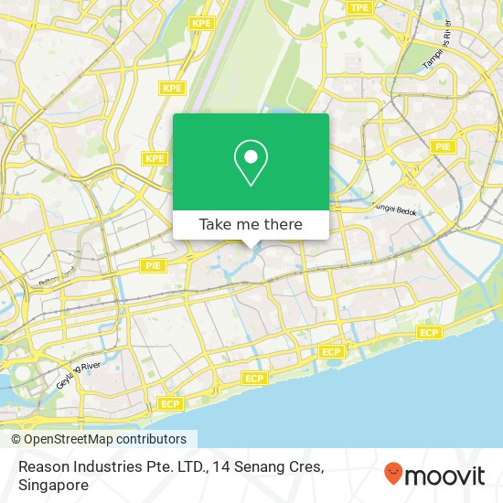 Reason Industries Pte. LTD., 14 Senang Cres地图