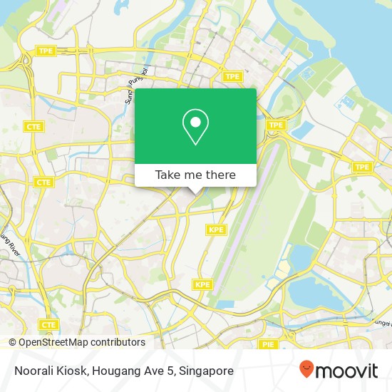 Noorali Kiosk, Hougang Ave 5 map