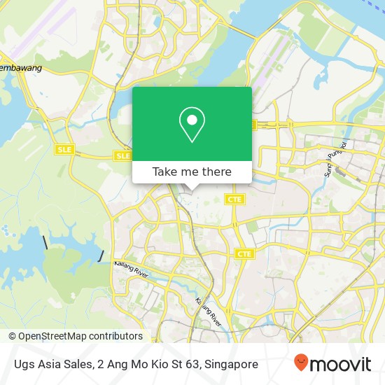 Ugs Asia Sales, 2 Ang Mo Kio St 63地图