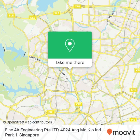 Fine Air Engineering Pte LTD, 4024 Ang Mo Kio Ind Park 1地图