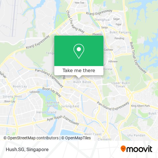 Hush.SG map