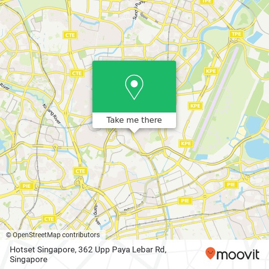 Hotset Singapore, 362 Upp Paya Lebar Rd地图